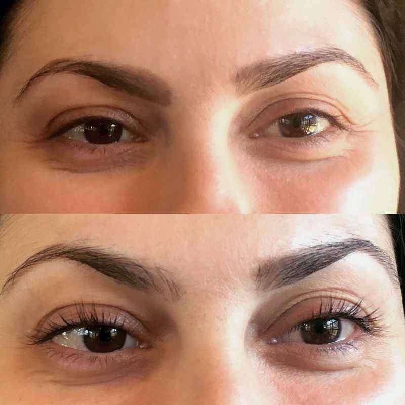 Réalisation Beauté du regard - Rehaussement de cils